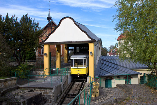 Standseilbahn Dresden, Bergstation