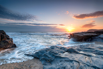 Obraz premium Sunset at Constantine Bay