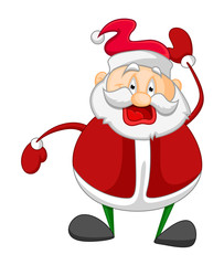 Old Scared Santa Claus