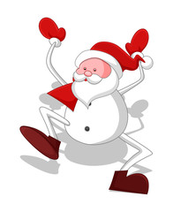 Dancing Funny Santa