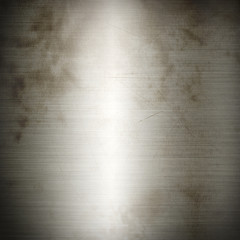 Silver old brushed metal background texture