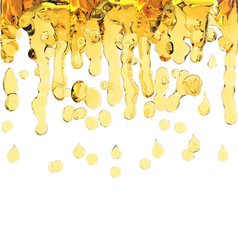 Drops of juice with white background