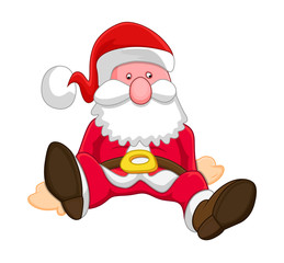 Funny Santa Cartoon