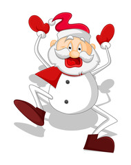 Funny Cartoon Santa Dancing