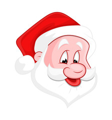 Happy Santa Face Expression