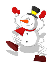 Funny Snowman Dancing