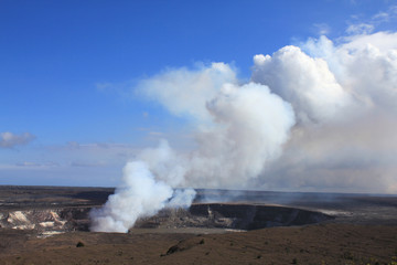 Fototapeta na wymiar Kilaeua volcano in Hawaii