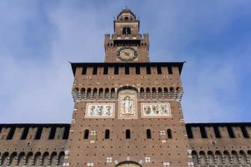 Castle Sforzesco tower