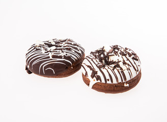 donut on white blackground