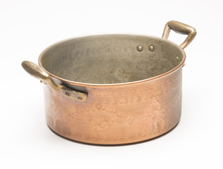 old copper pot
