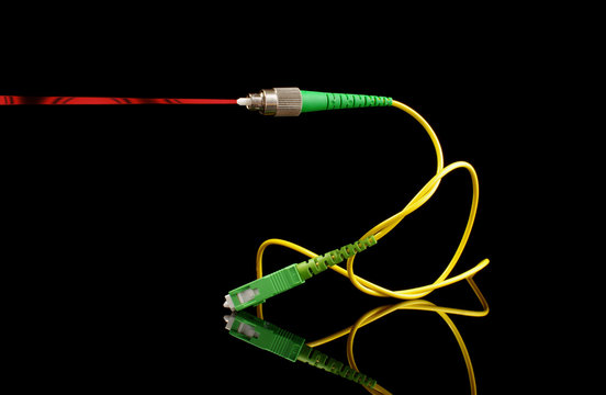 Radio frequency over glass RFoG and laser signal
