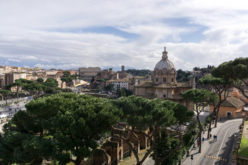 Fototapeta na wymiar view of Rome