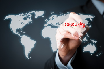 Outsourcing concept