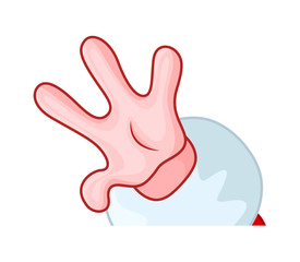 Cartoon Hand Gesture