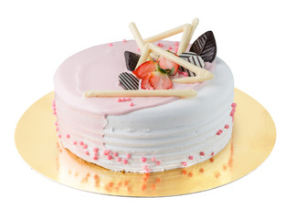 Pink white cake