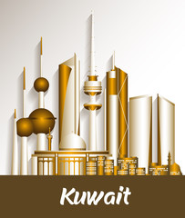 City of Kuwait Famous Buildings