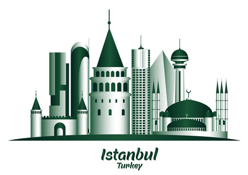 City of Istanbul of Istanbul Turkey Famous Buildings