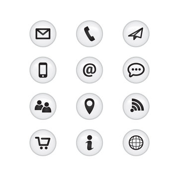Contact Glass Icons