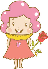 Fototapeta premium 여자이미지