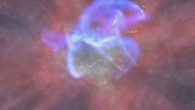 Digital Animation of a cosmic Inferno