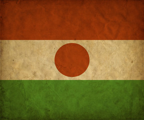Niger grunge flag