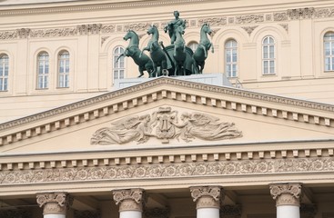 Pediment of the Bolshoi Theatre