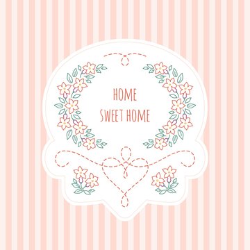 Home Sweet Home Embroidery