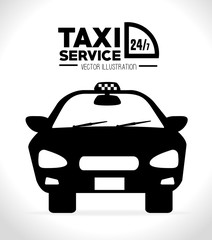 Taxi design, vector illustration.