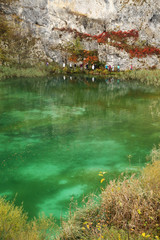 Tourists in Plitvice National Park, Croatia, Europe