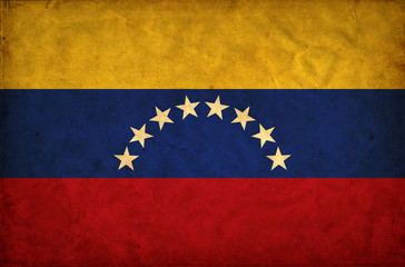 Venezuela grunge flag