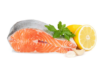 Salmon with herbs and lemon