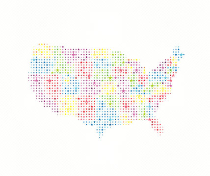 Stars USA Map 2