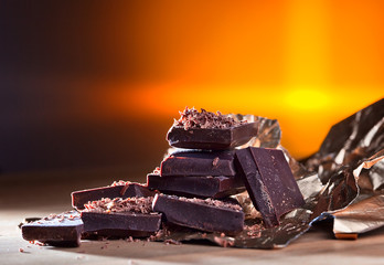 black chocolate