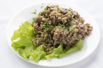 Buckwheat porridge.