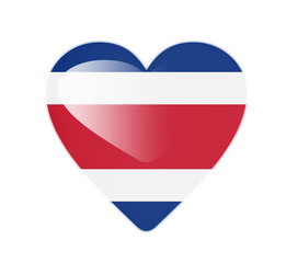 Andorra 3D heart shaped flag
