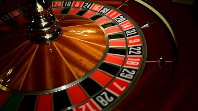 roulette wheel spinning