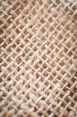 Naklejka premium A background texture of burlap cloth