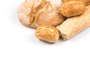 Composition with bread