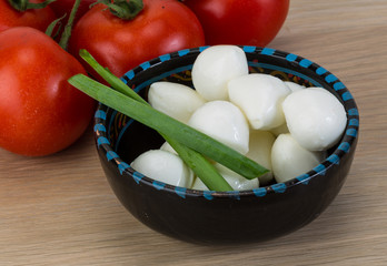 Mozzarella cheese balls