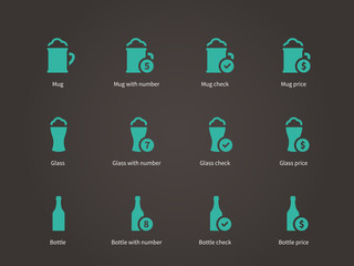 Beer icons.