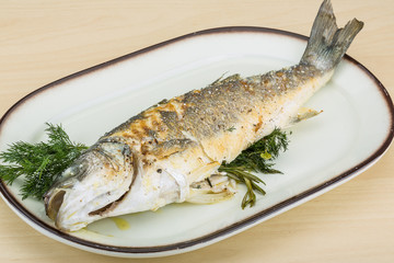 Grilled seabass