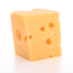 cheese isolated on white background cutout