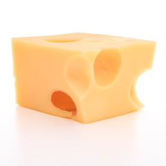cheese isolated on white background cutout