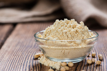 Heap of Soy Flour