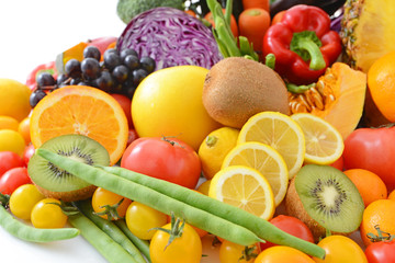 新鮮な野菜と果物