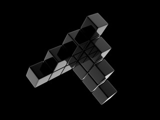 black cubes