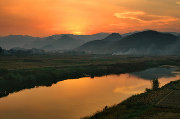 Fototapeta na wymiar 중국의 자연풍경
