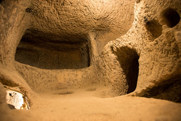 Obraz premium Derinkuyu cave city in Cappadocia Turkey