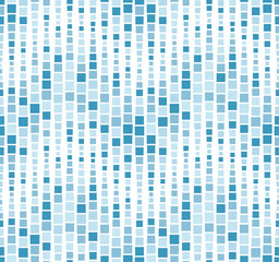 Wavy Seamless Pattern composed of color geometric elements