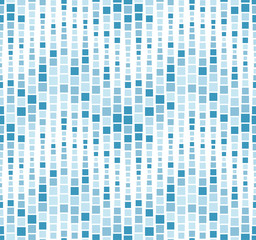 Wavy Seamless Pattern composed of color geometric elements